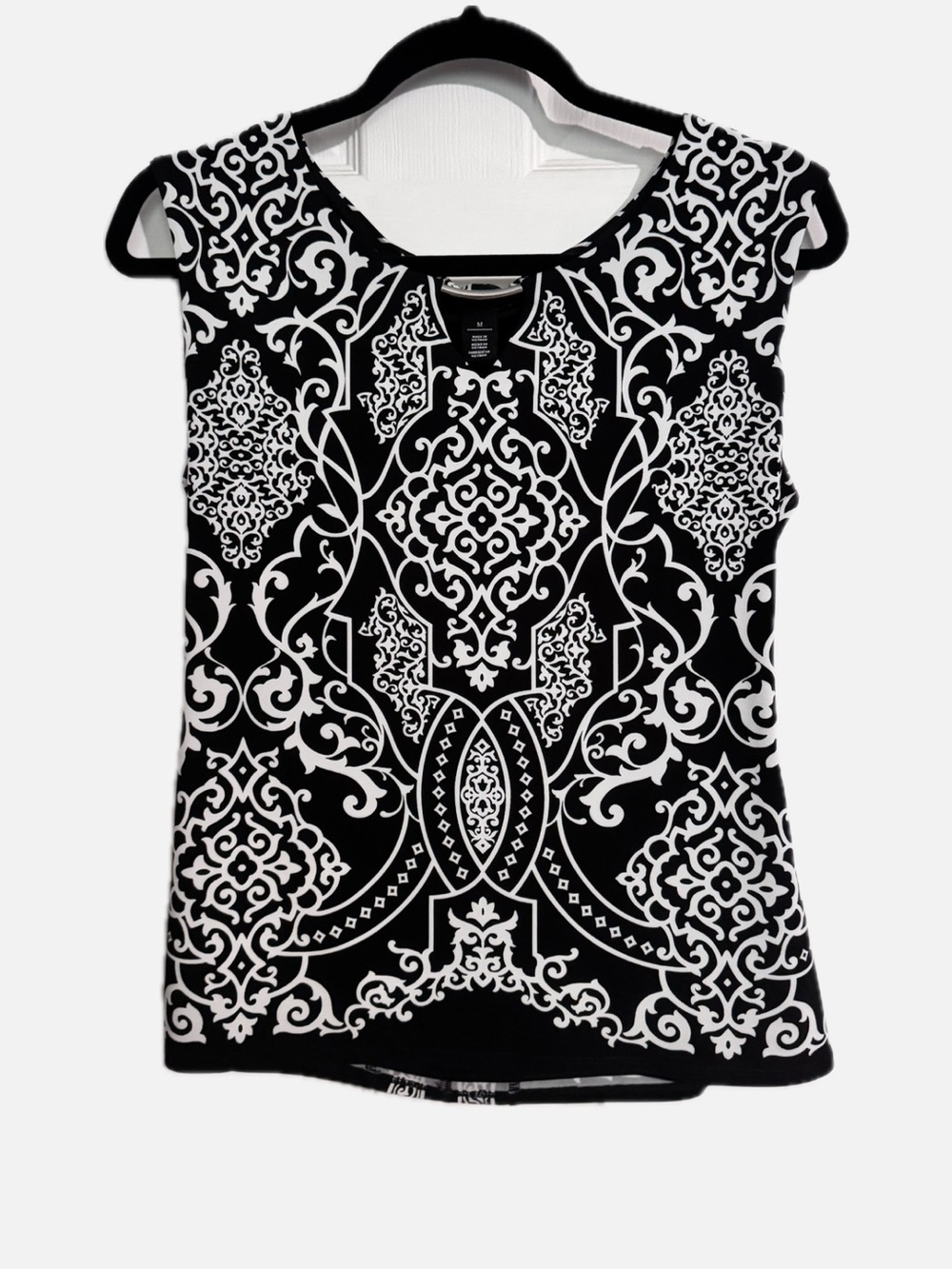 White House Black Market Black & White Tank